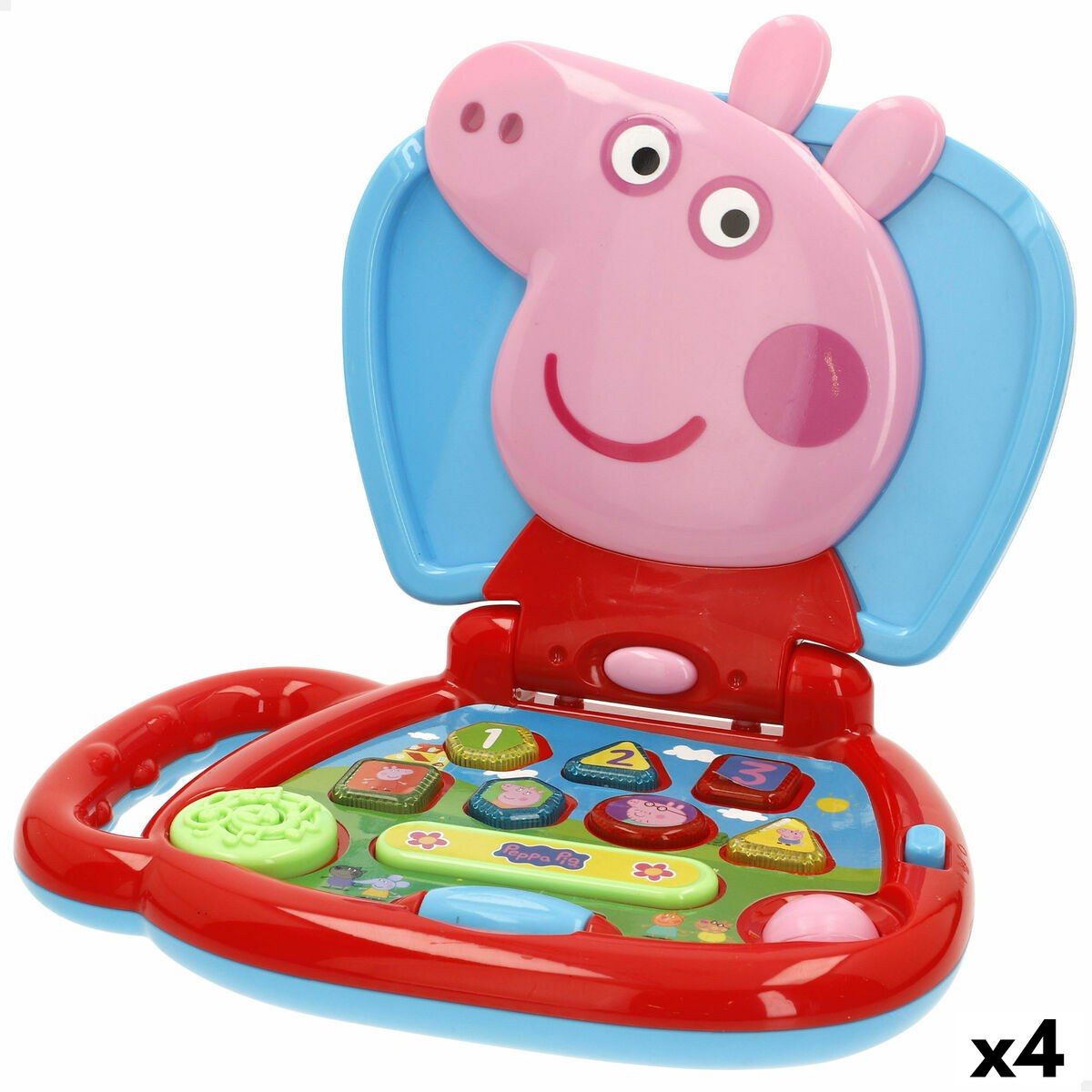 Toy computer English 20 x 17 x 14 cm Multicolour (4 Units)