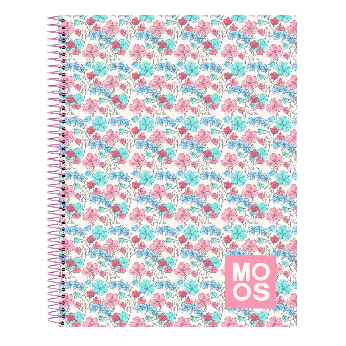 Notebook Flores Multicolour A4 120 Sheets