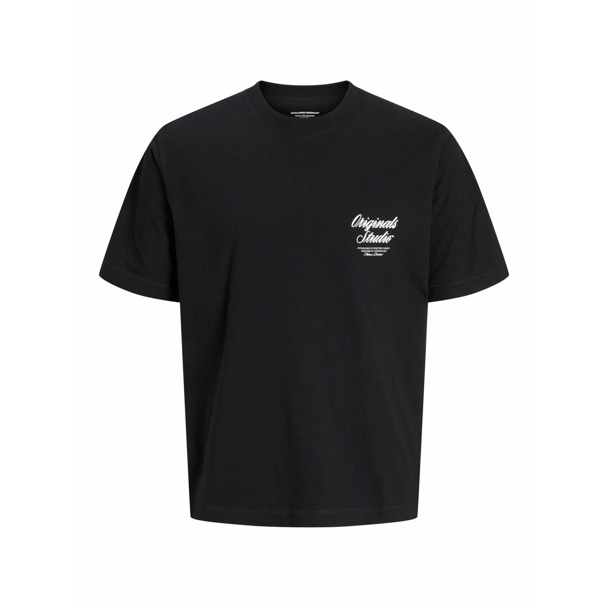 Men’s Short Sleeve T-Shirt JORNORREBRO TYPO TEE SS CREW NECK NOOS 12282898 Black