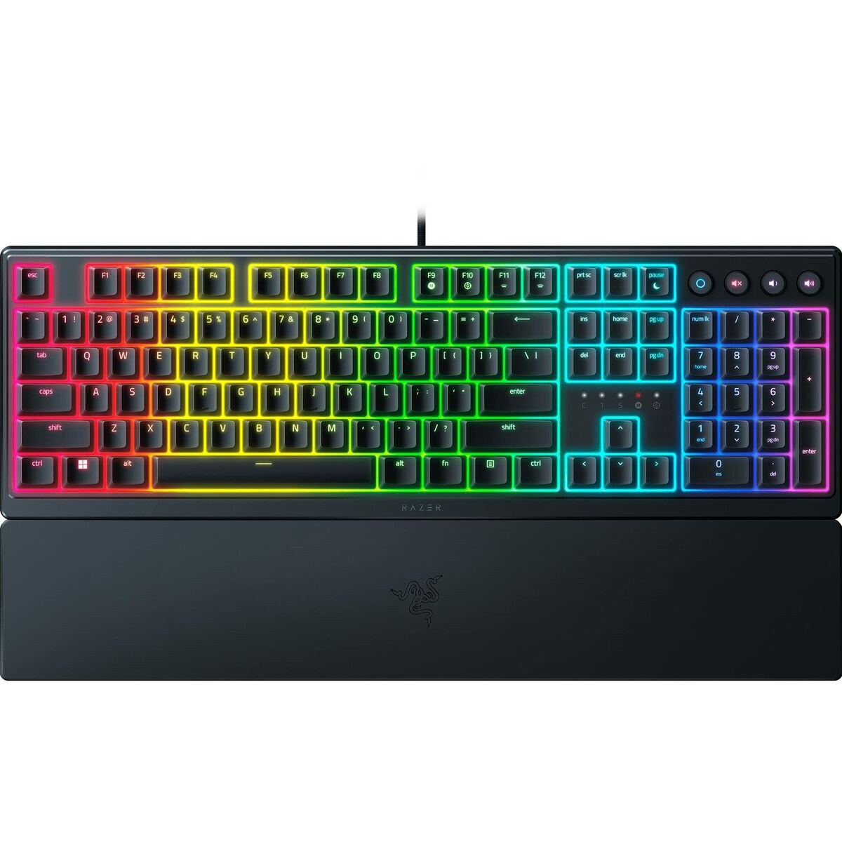 Игровая клавиатура Gaming Ornata V3 Чёрный Испанская Qwerty RGB