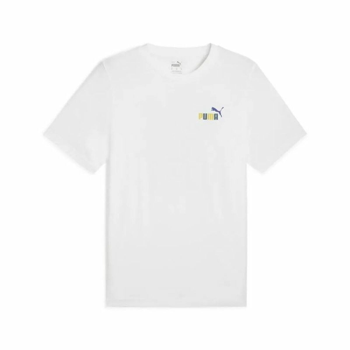 Men’s Short Sleeve T-Shirt Graphics Sports Club White