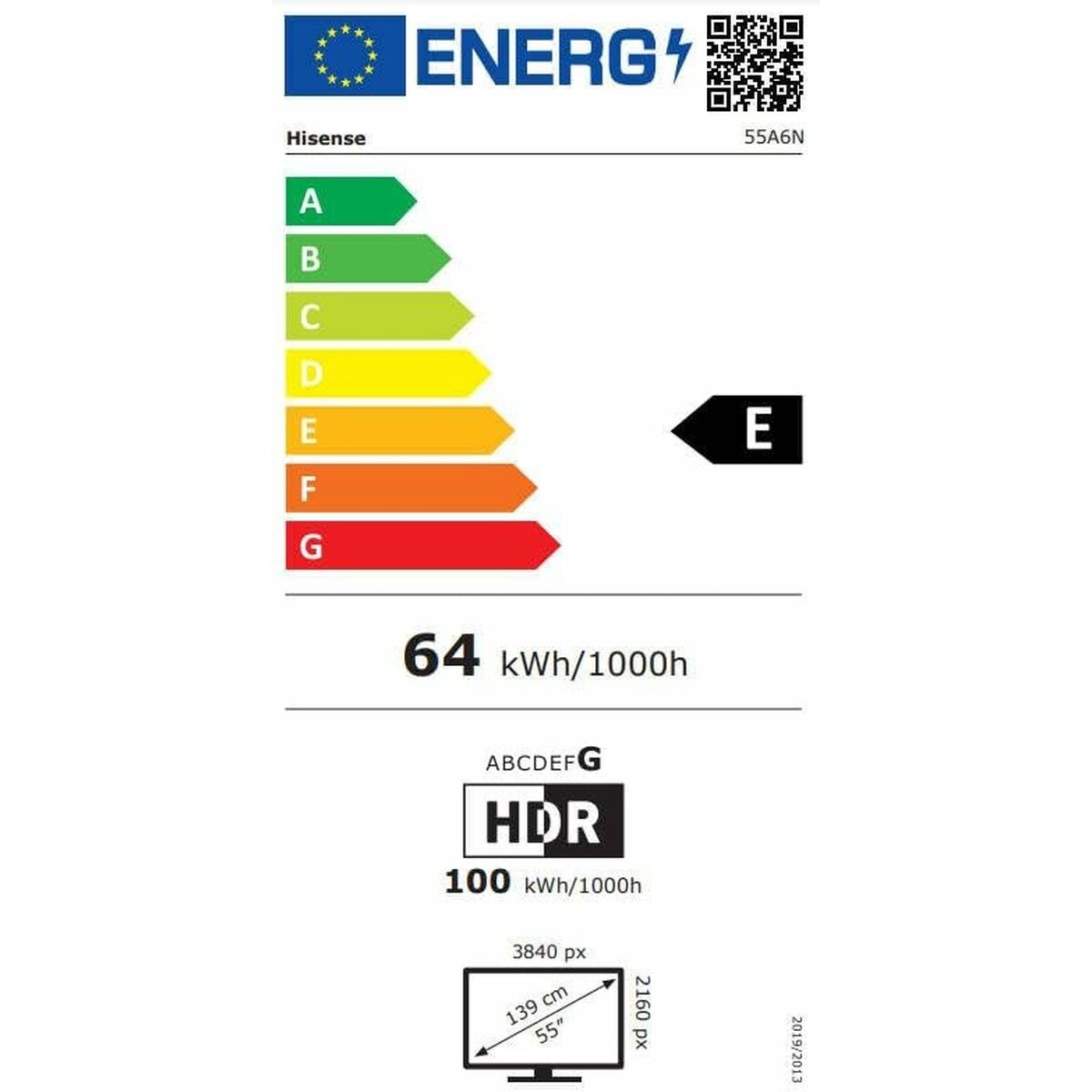 Смарт-ТВ 55A6N 4K Ultra HD 55" LED