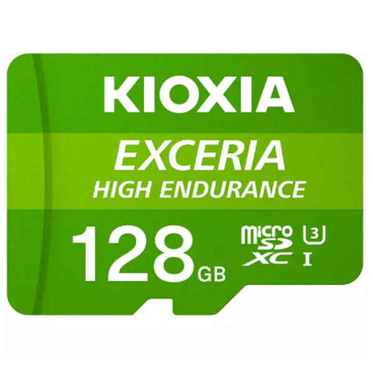 Micro SD Memory Card with Adaptor Exceria High Endurance Class 10 UHS-I U3 Green