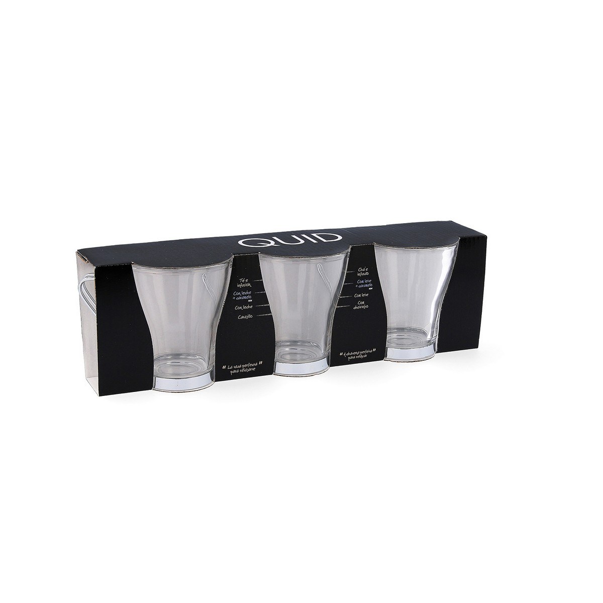 Чашка кофе и чай Supreme Прозрачный 250 ml 3 Предметы