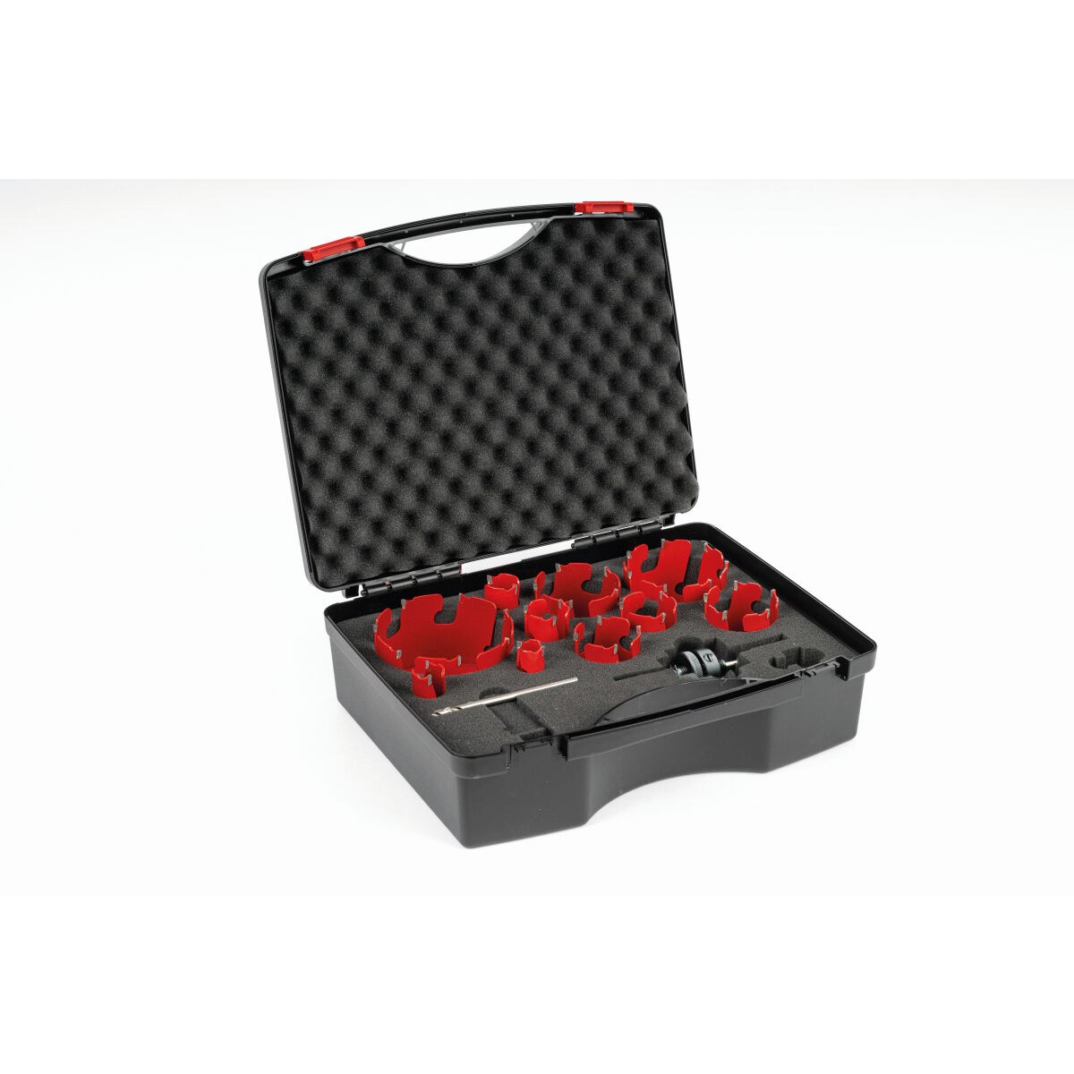 Holesaw set HM 73945 Ø 51 mm Ø 22 mm Ø 35 mm Ø 44 mm 83 mm Hard metal (HM) 12 Pieces