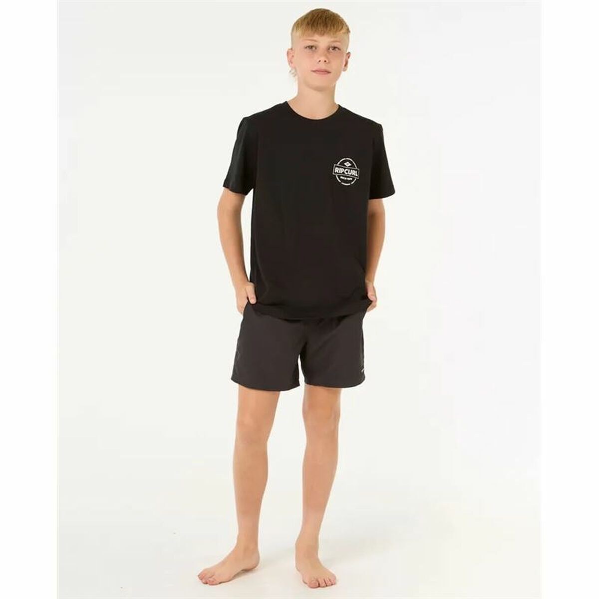 Child's Short Sleeve T-Shirt Staple Black
