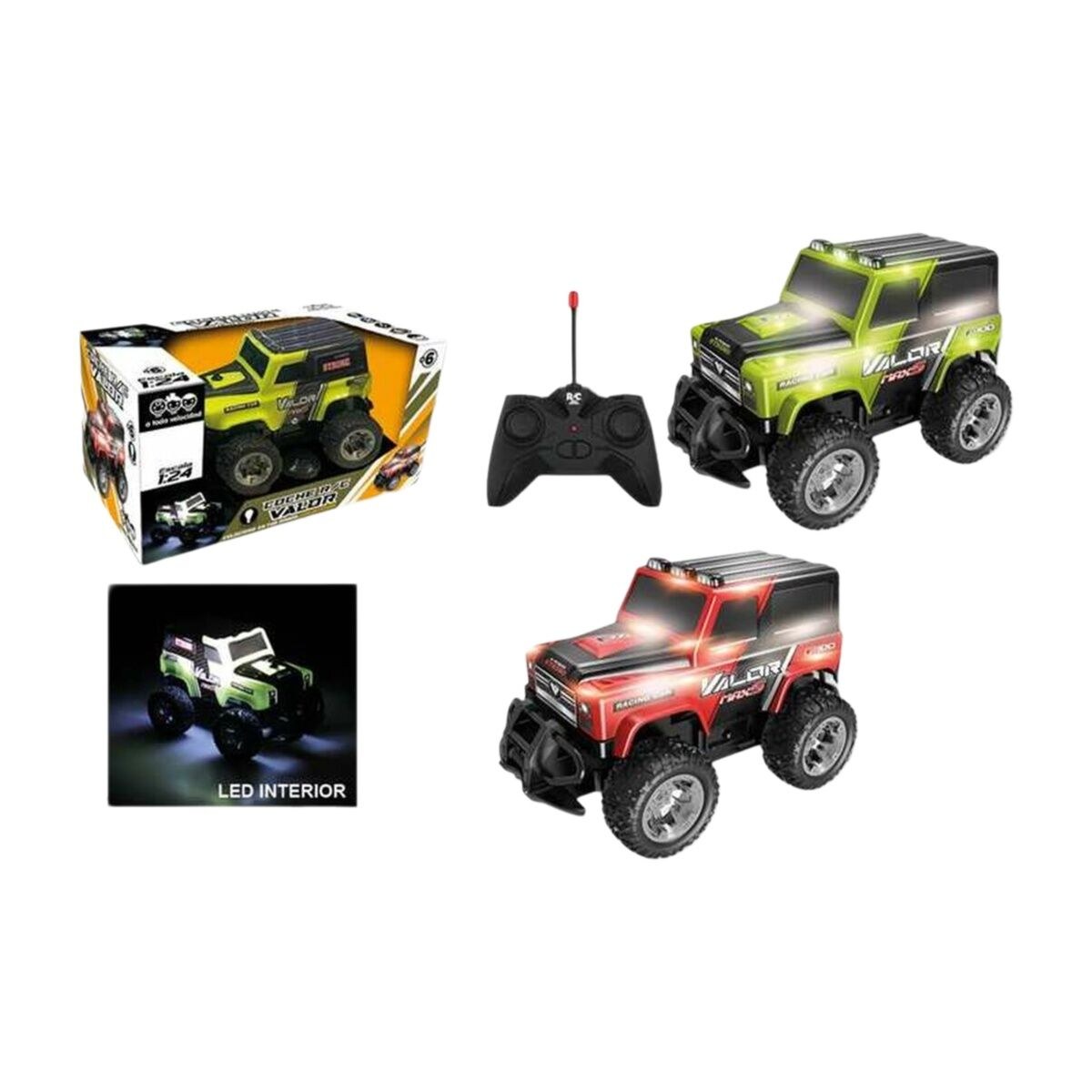 Remote-Controlled Car Red Green 25 x 13 cm