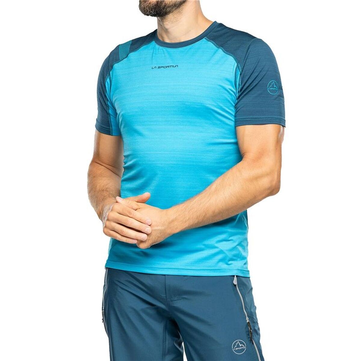 Men’s Short Sleeve T-Shirt Sunfire Sky blue
