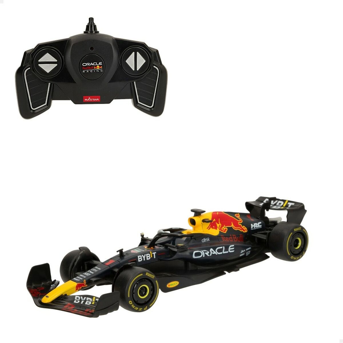 Remote-Controlled Car Navy Blue 1:18 31 x 6,5 x 11 cm (4 Units)