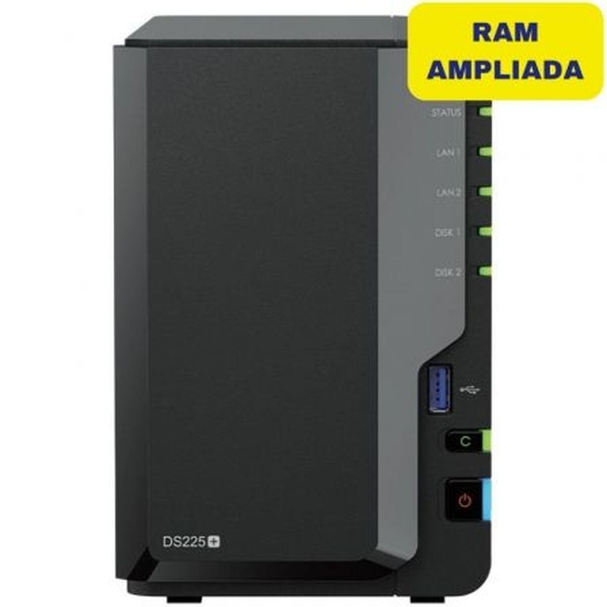 NAS Network Storage DS225+/6G Black