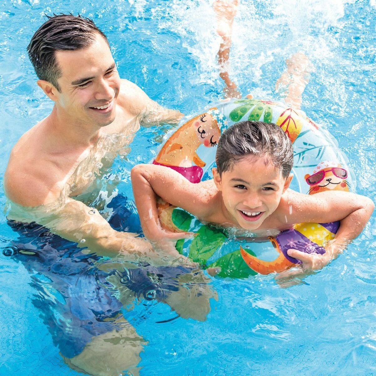 Inflatable Floating Doughnut Ø 61 cm (36 Units)