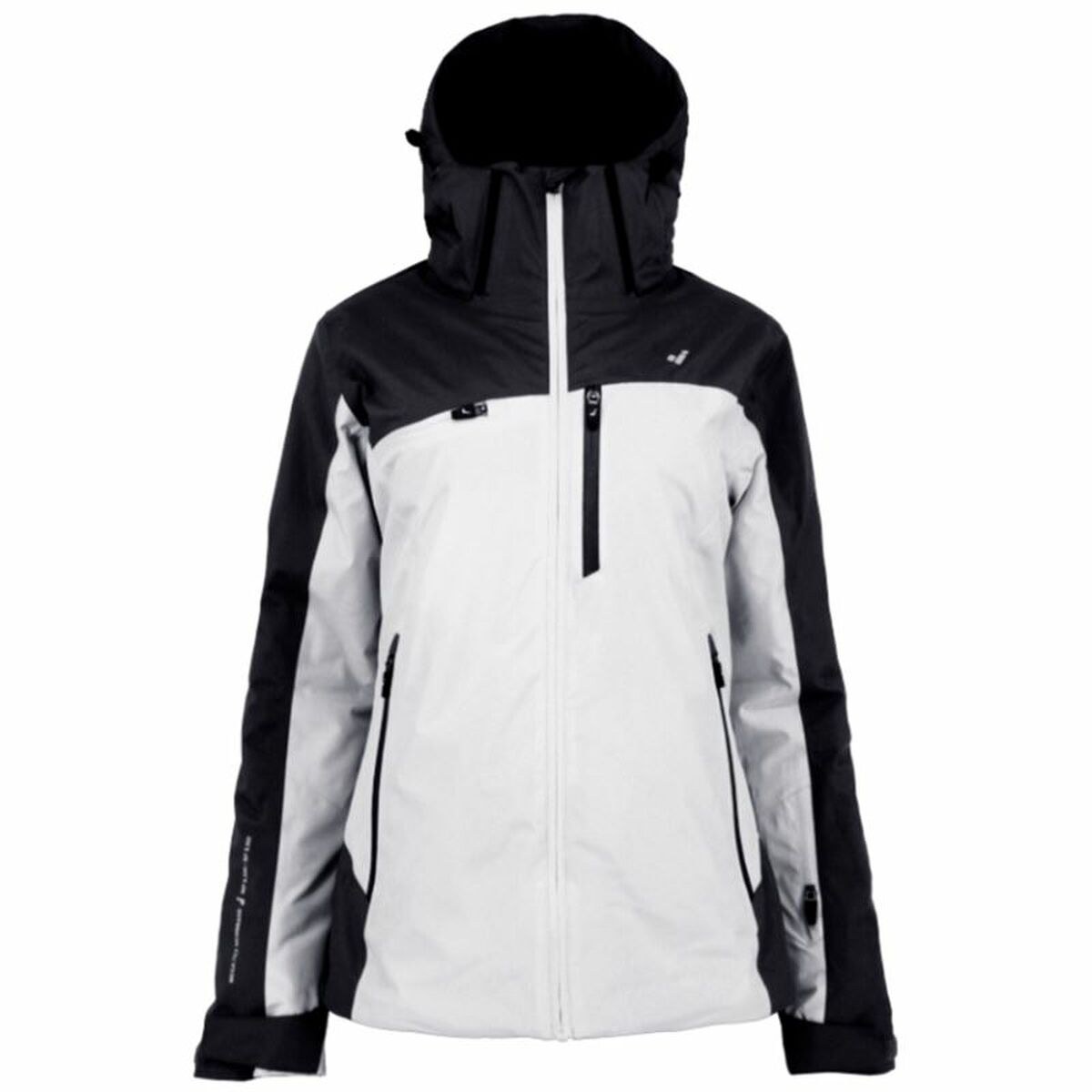 Ski Jacket Sestriere White Black