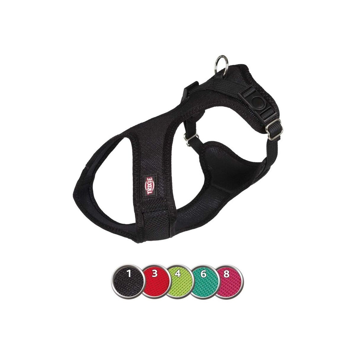 Dog Harness Comfort Sof Black XS/S