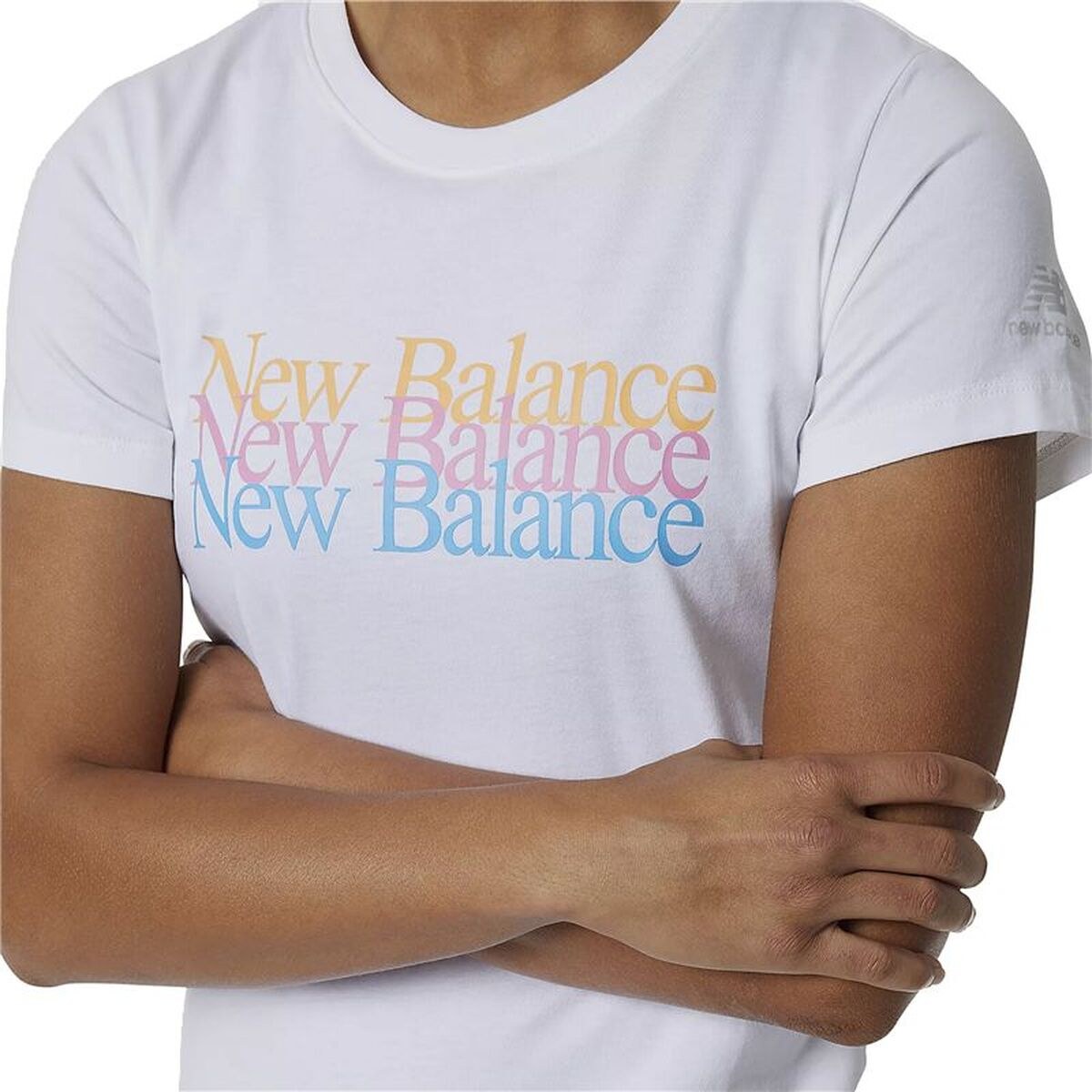 Women’s Short Sleeve T-Shirt Essentials Celebrate W White