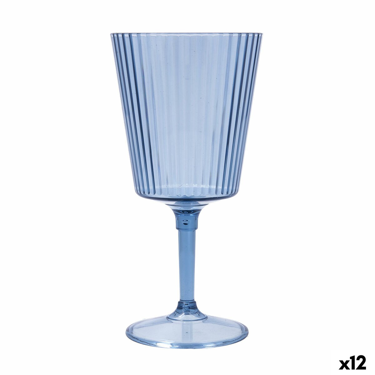 Стакан Sunset Azul Синий Пластик 400 ml (12 штук)