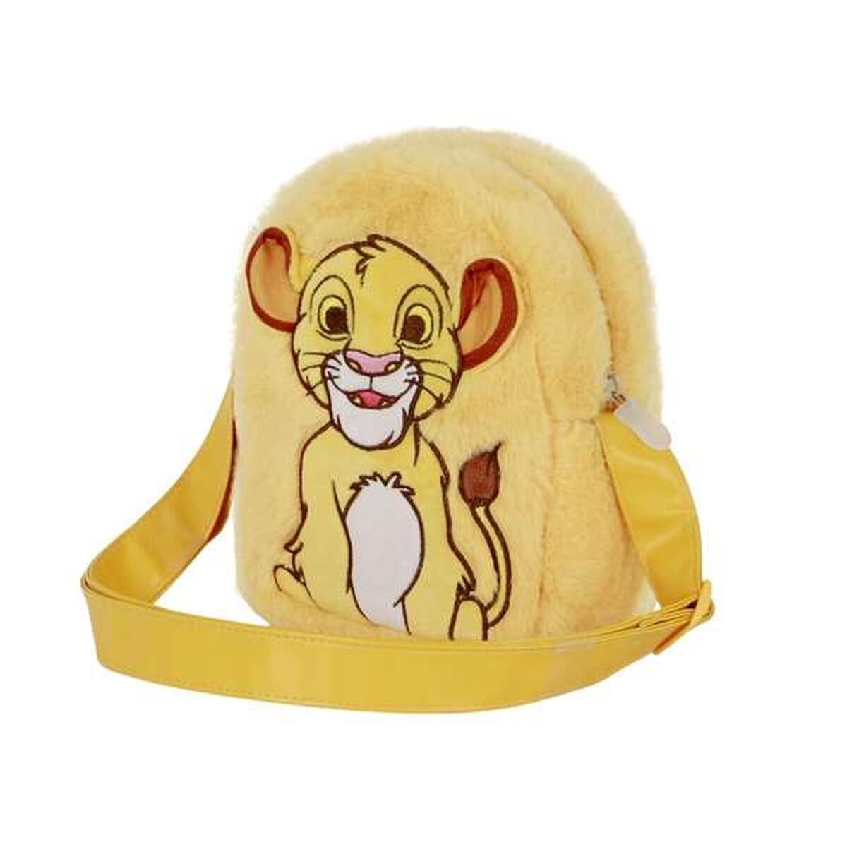 Shoulder Bag Yellow 21 x 18 x 10 cm