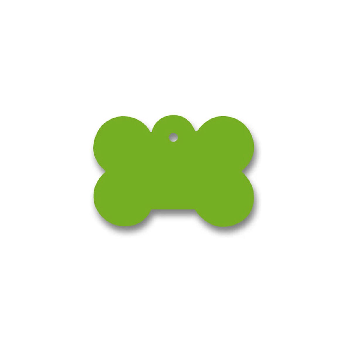 Identification plate for collar Bone Green