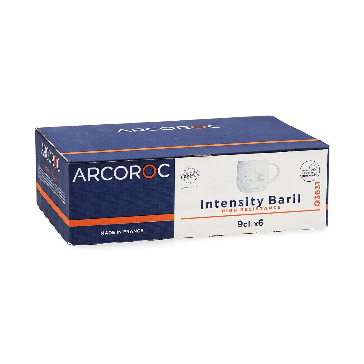 Набор из кофейных чашек Intensity Baril Бежевый Cтекло 90 ml (6 штук)