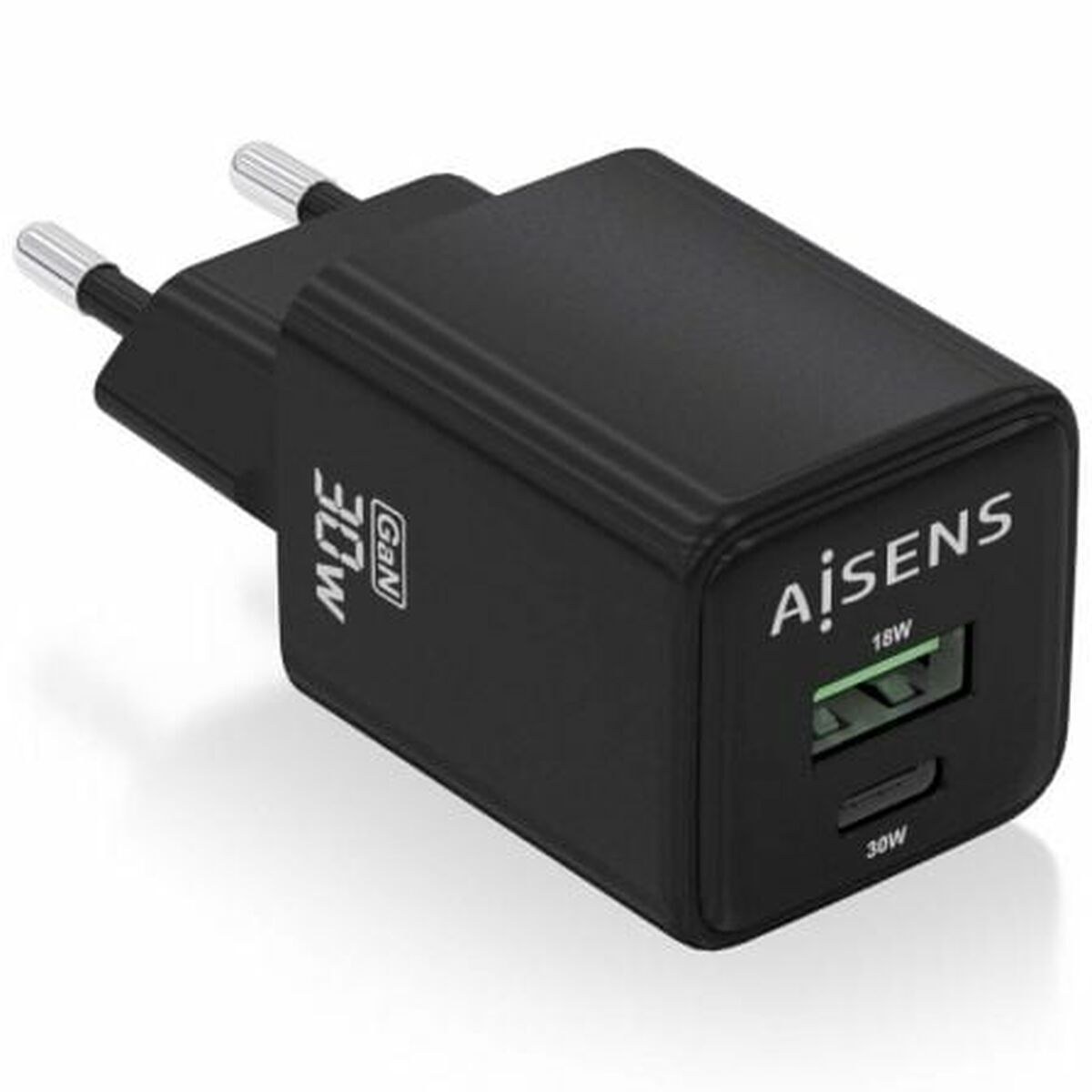 Сетевое зарядное устройство ASCH-30W2P038-BK Чёрный Разноцветный 33 W
