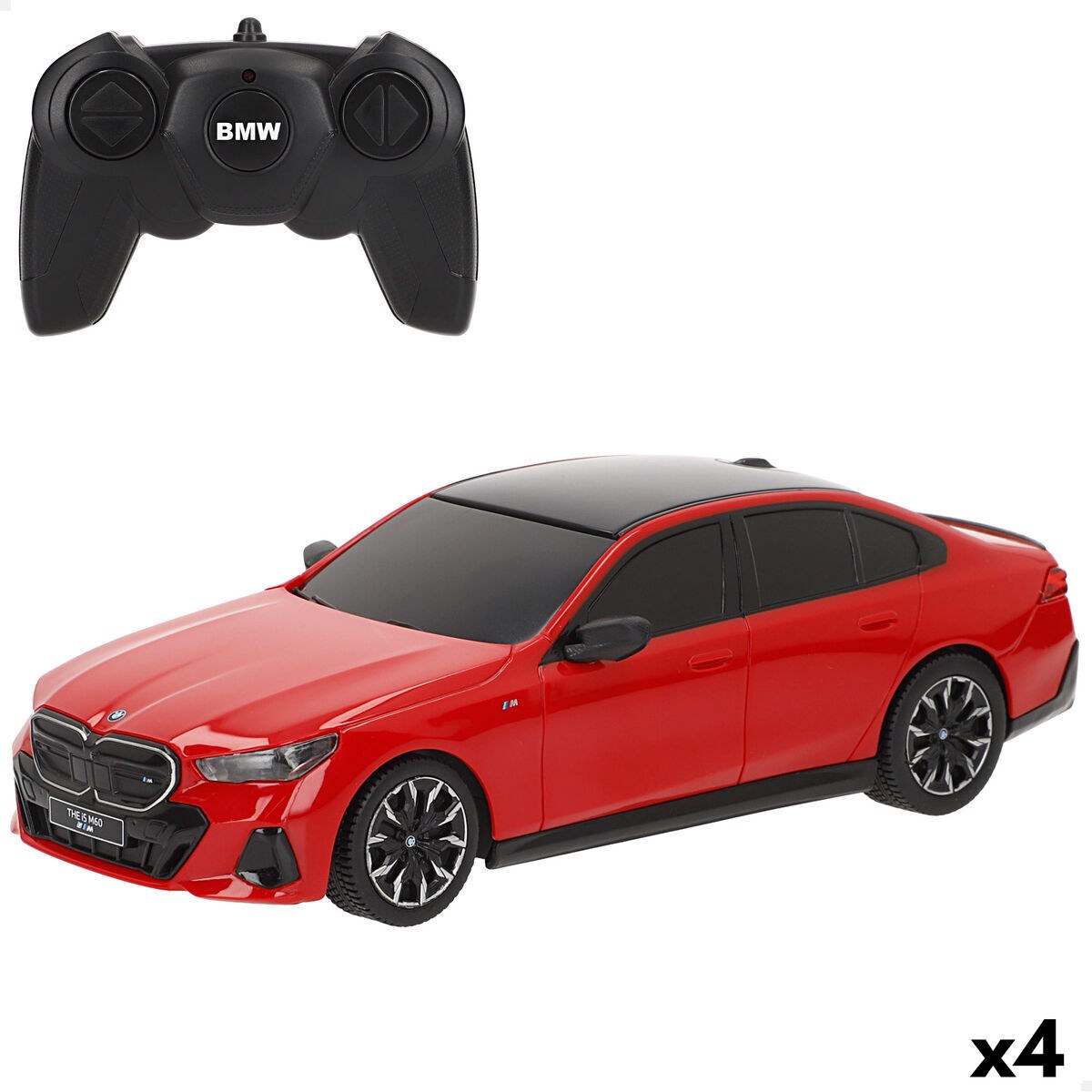 Remote-Controlled Car 1:24 20 x 6 x 7 cm (4 Units)