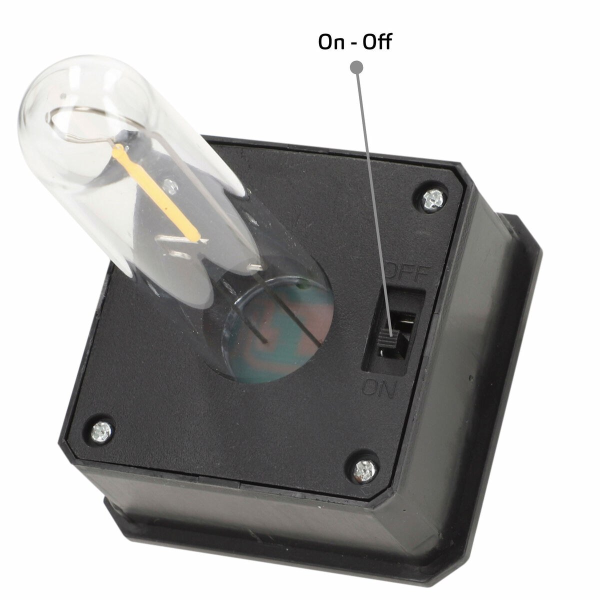 Solar lamp 6 x 55 x 6 cm (4 Units)