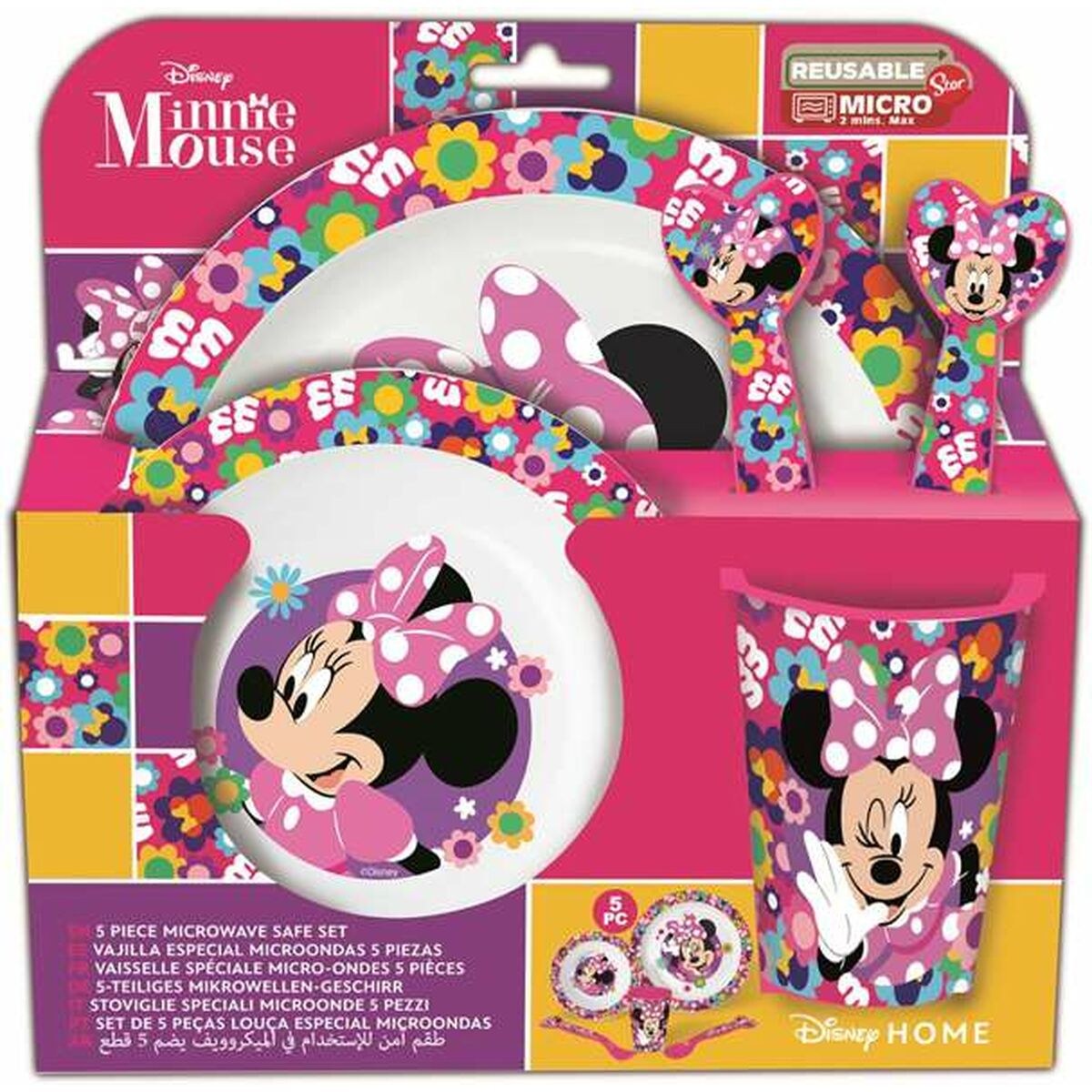 Детский набор посуды Minnie Bold Florals 5 Предметы