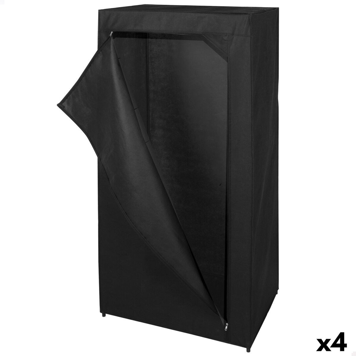 Органайзер для одежды и обуви Чёрный 70 X 148 X 46 CM 4 штук