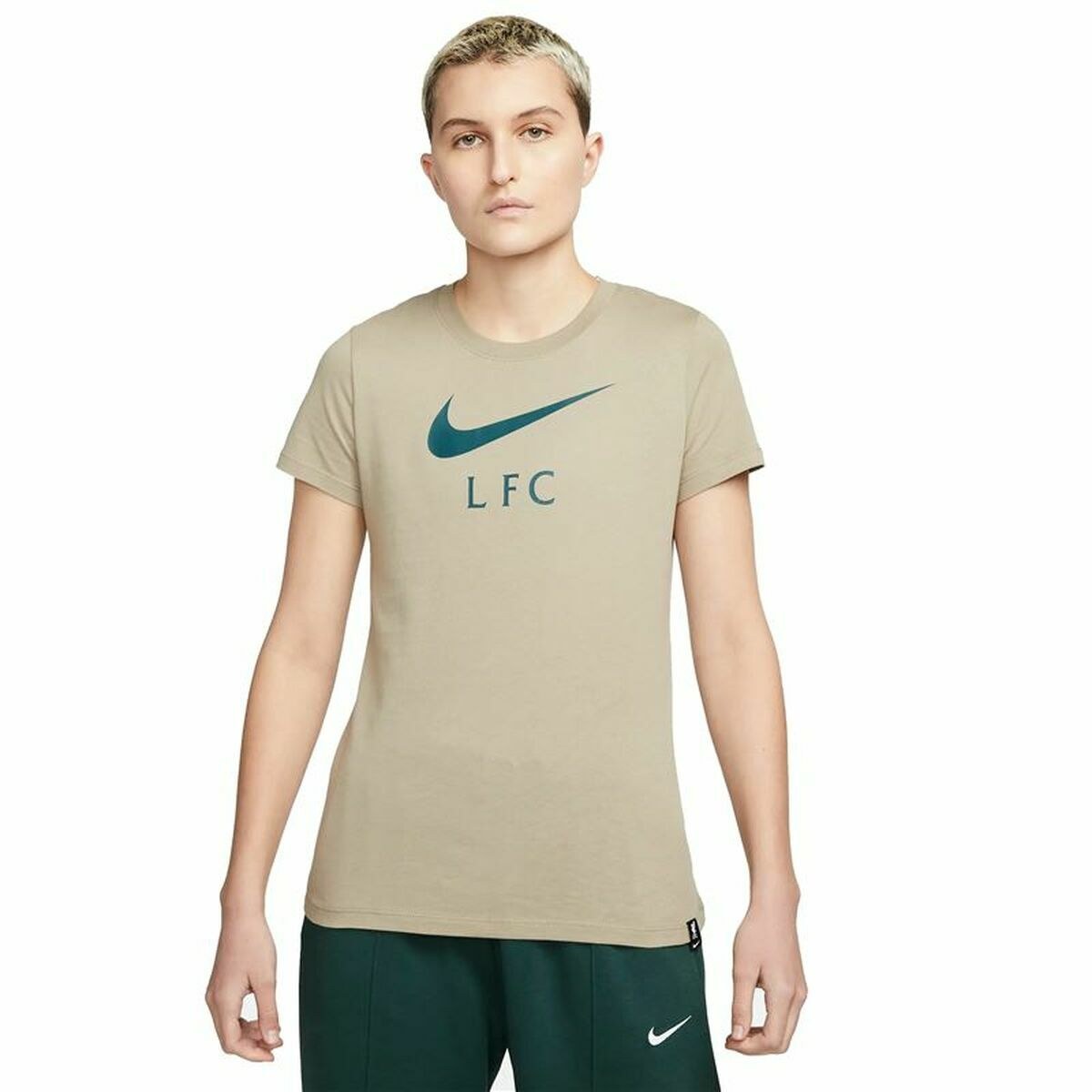 Футболка с коротким рукавом женская Liverpool FC Коричневый