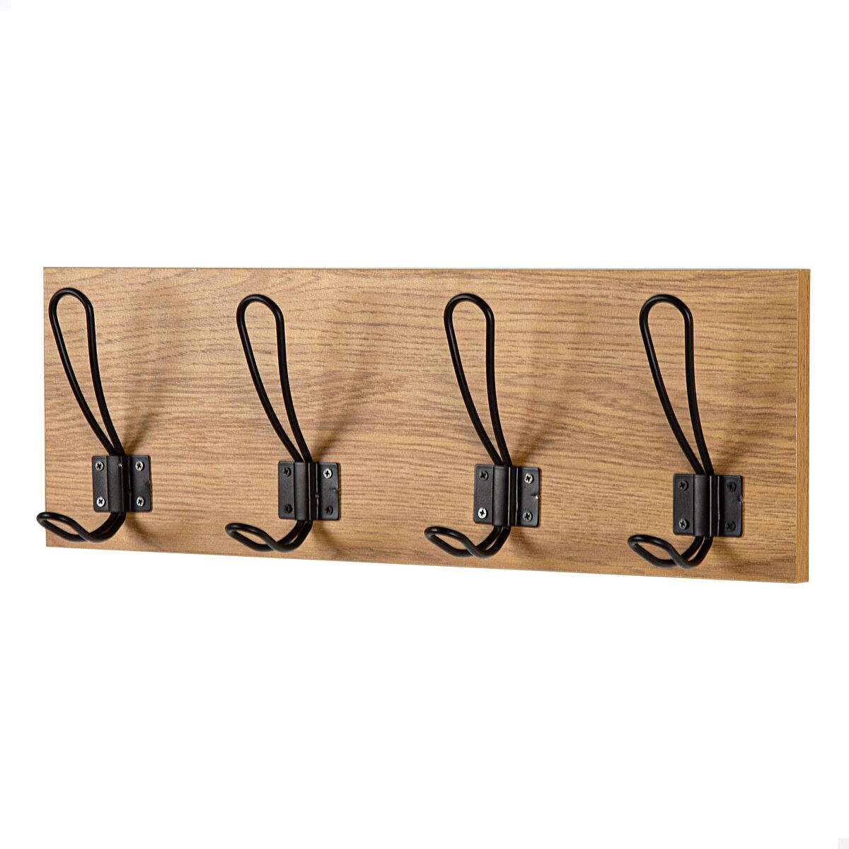 Coat rack MDF Wood (4 Units)