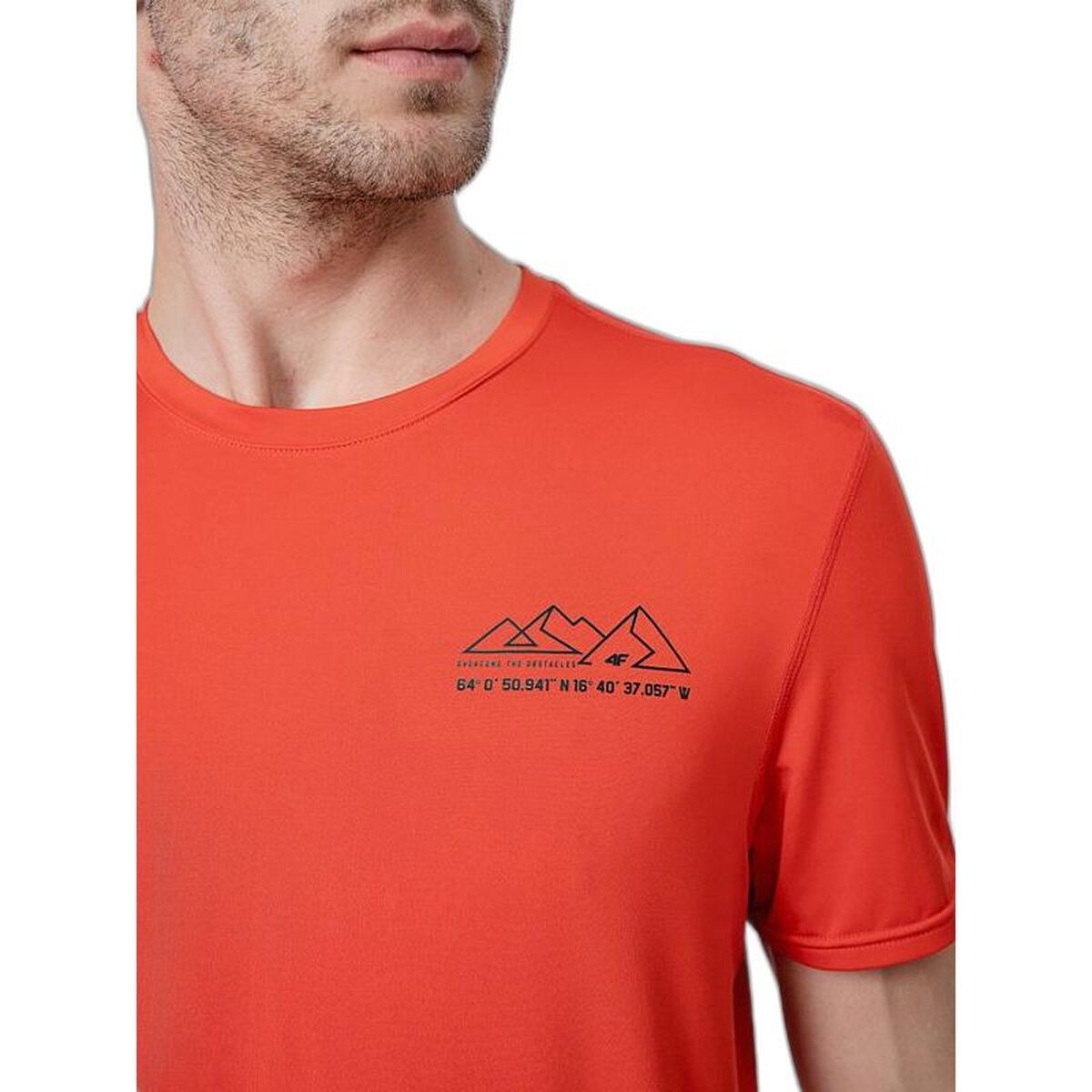 Short Sleeve T-Shirt Fnk M209 Red