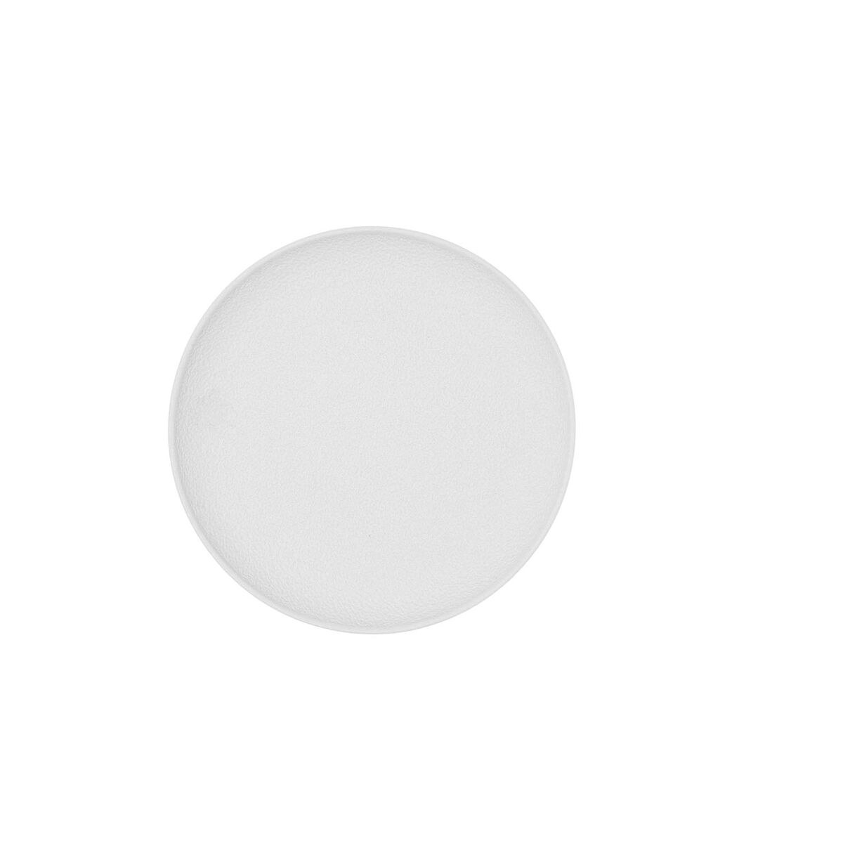 Flat Plate Fosil White Ceramic 21,3 x 21,2 x 2,2 cm (8 Units)