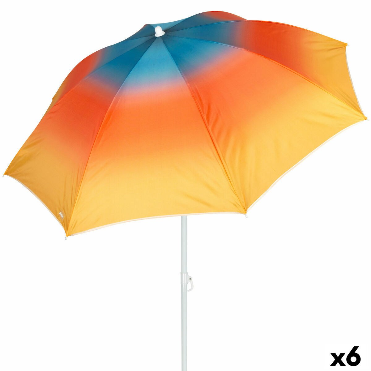 Пляжный зонт Разноцветный 200 x 200 x 200 cm (6 штук)