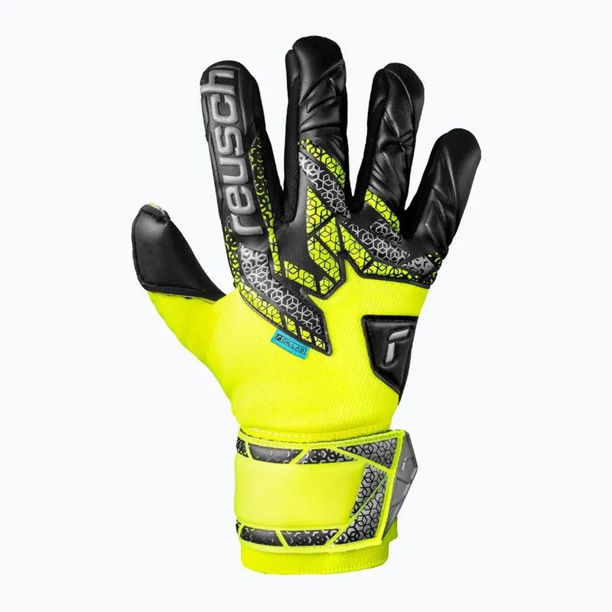 Goalkeeper Gloves Attrakt Duo safe Yellow Adults