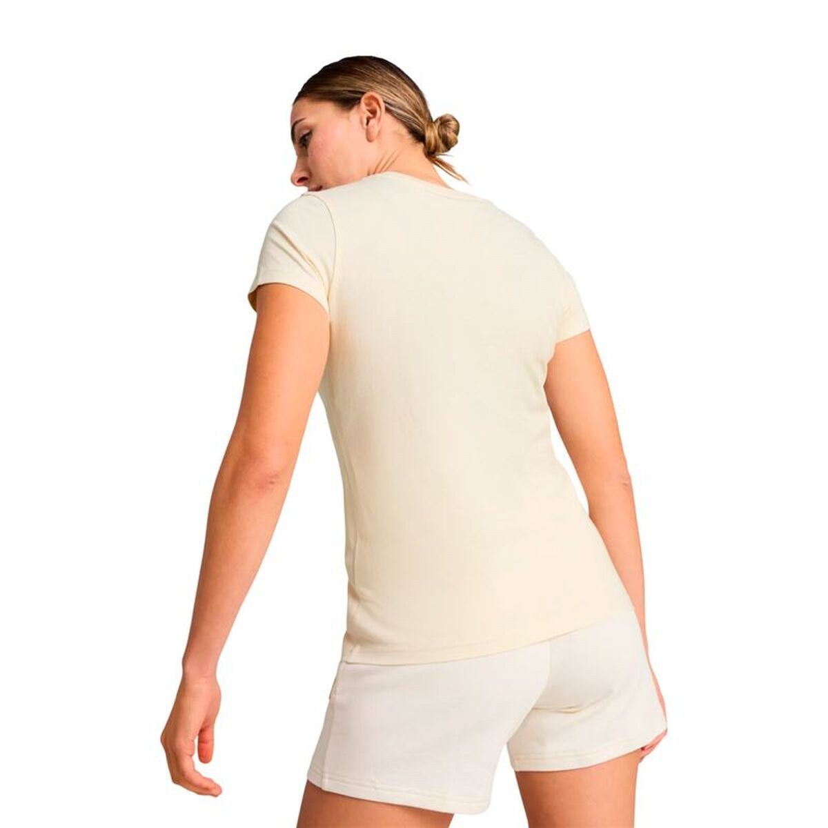 Women’s Short Sleeve T-Shirt Essentials Elevated Beige