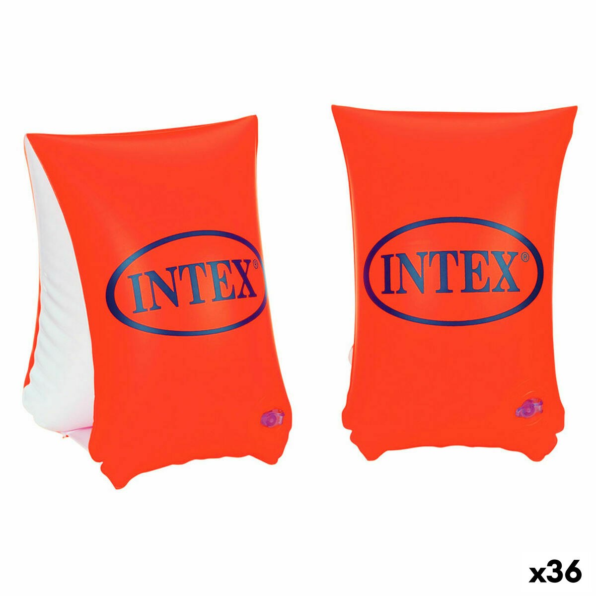 Sleeves Neon Red 30 x 15 cm (36 Units)