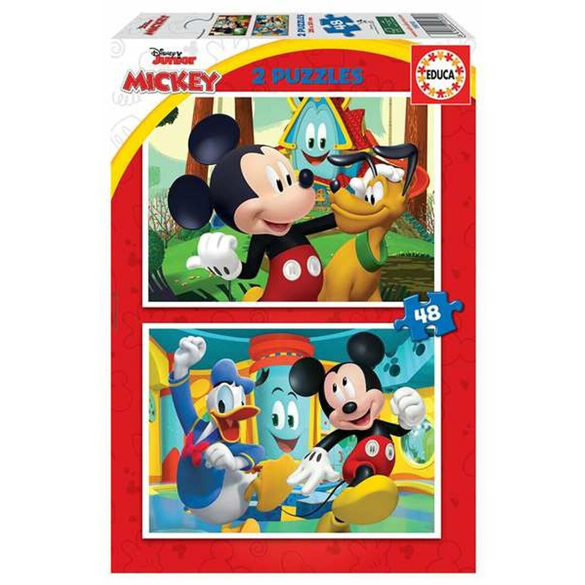 Головоломка Mickey Mouse Fun House 2 x 48