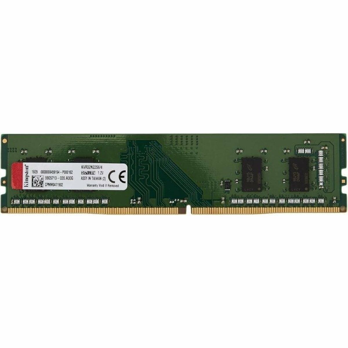 RAM Memory KVR32N22S6/4 4 GB DDR4 3200 MHz CL22