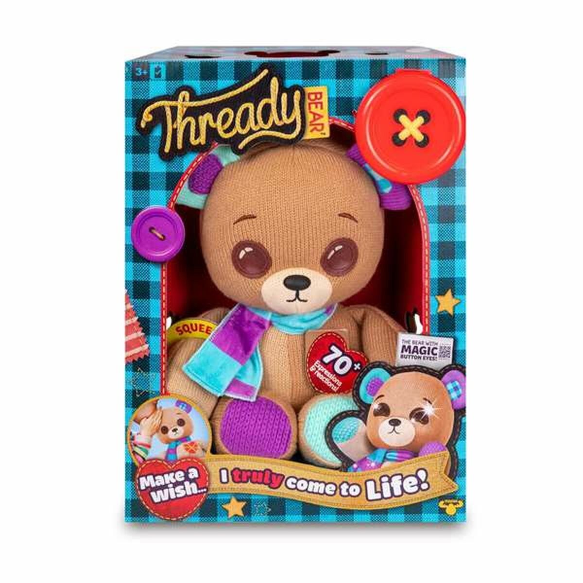 Плюшевый Thready Медведь 32 cm