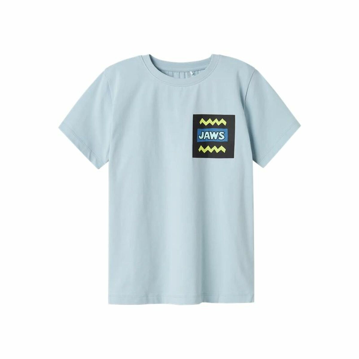 Child's Short Sleeve T-Shirt Nkmmakai Jaws Nreg Box Sky