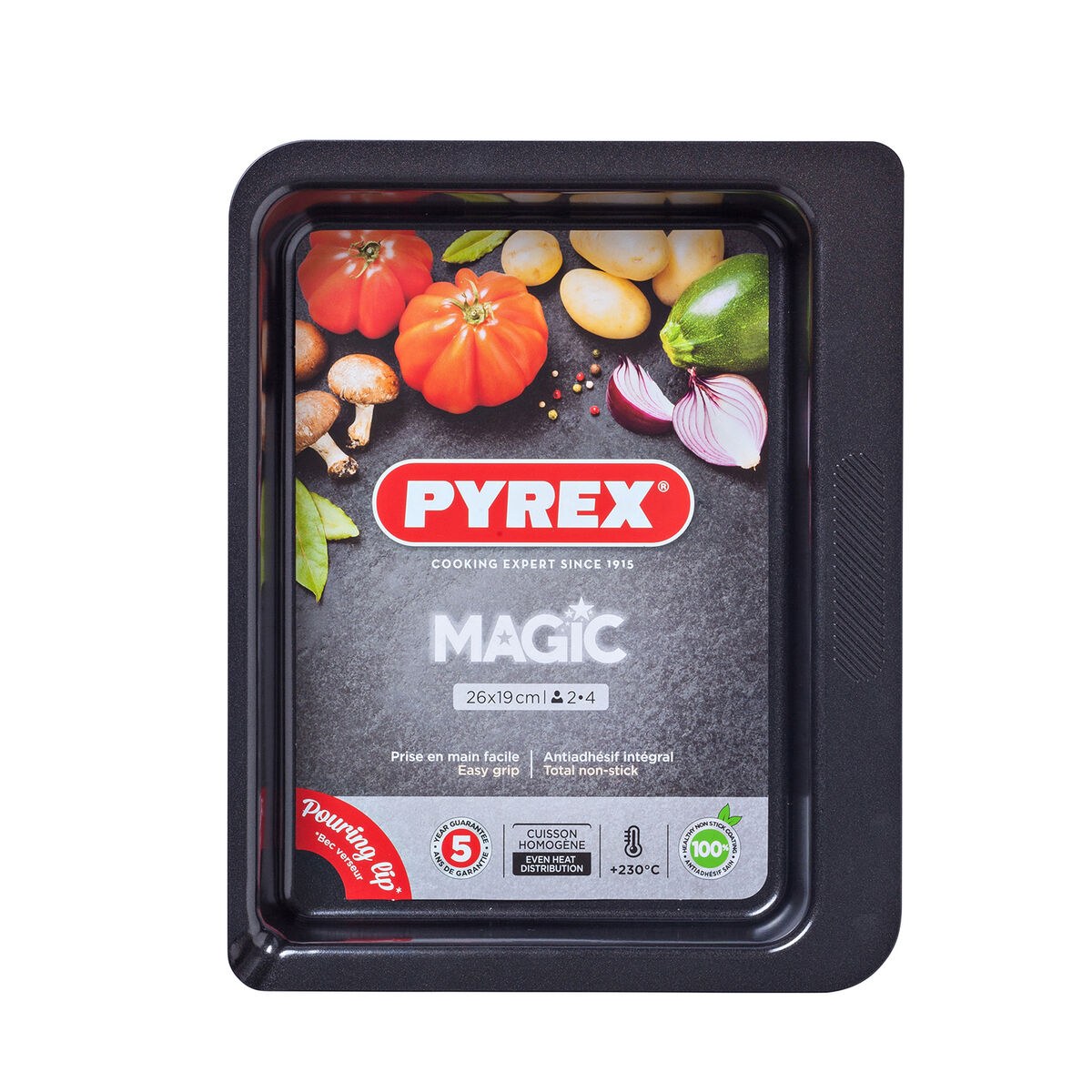 Форма для выпечки Magic Прямоугольный 26 x 18 cm Металл 6 штук