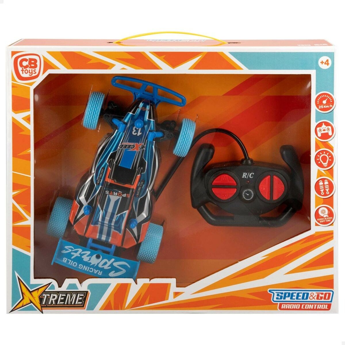 Remote-Controlled Car 1:20 19 x 6,5 x 11 cm (6 Units)