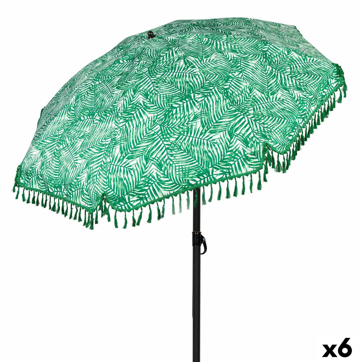 Пляжный зонт Ø 180 cm 180 x 180 x 180 cm (6 штук)