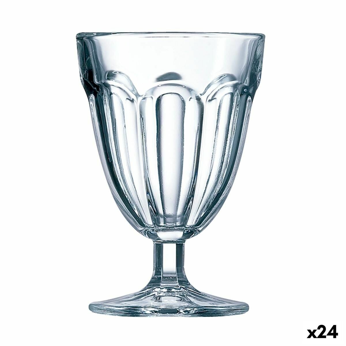 Стакан Roman Прозрачный Cтекло 140 ml Вода (24 штук)