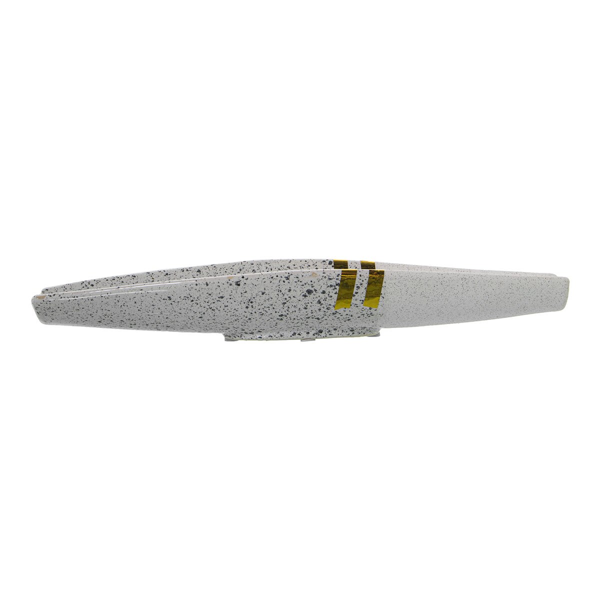 Centerpiece White Silver Ceramic 35 x 11 x 5 cm