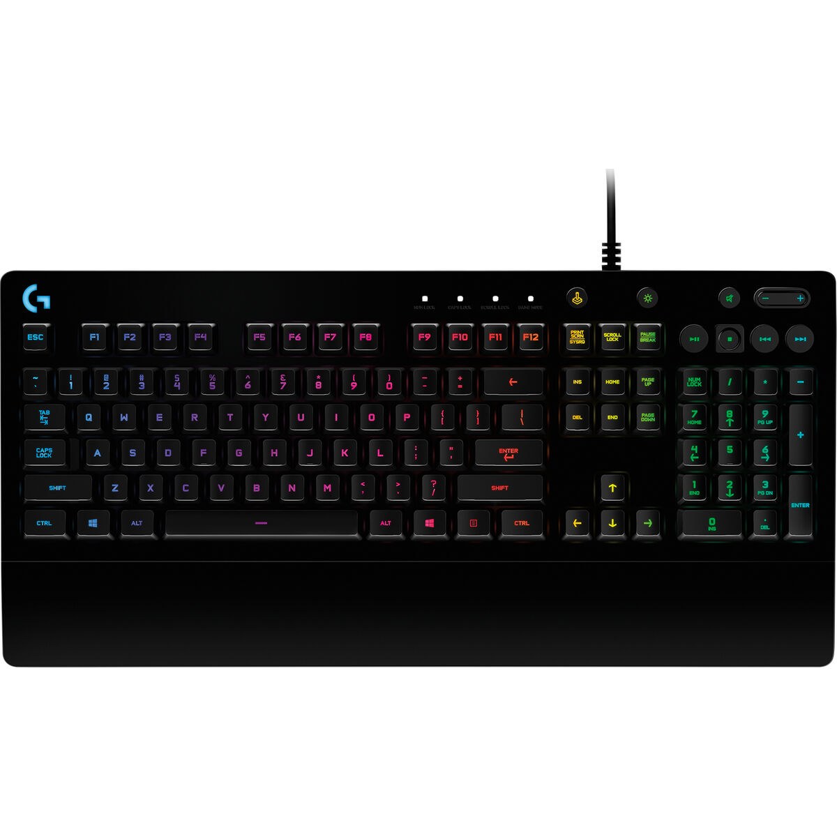 Игровая клавиатура Gaming G213 Чёрный Испанская Qwerty QWERTY Qwerty португальский