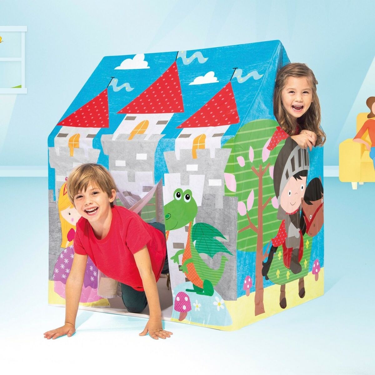 Children's play house Castle 95 x 107 x 75 cm (6 Units)