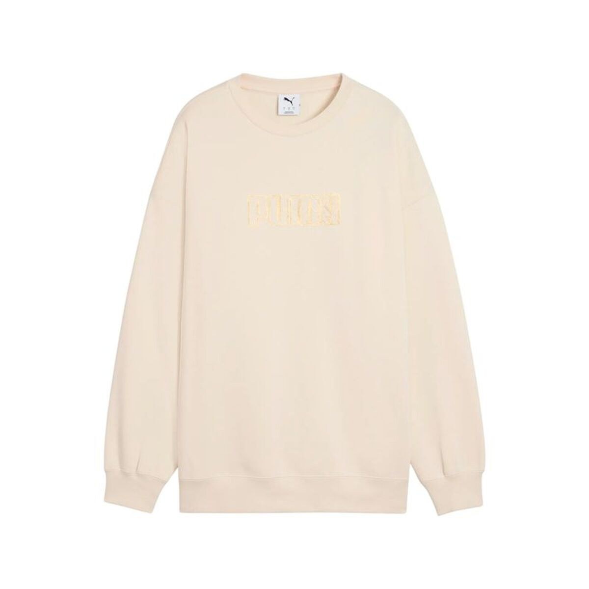 Women’s Sweatshirt without Hood Maximal Metallic Beige