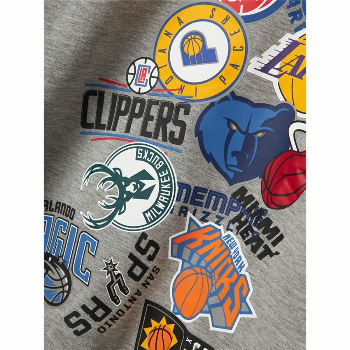 Толстовка с капюшоном детская mjusty Nba Wh Unb Ous Серый