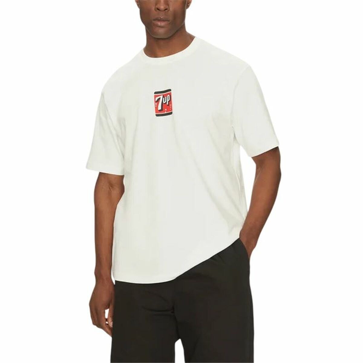 Men’s Short Sleeve T-Shirt Ons7Up Rlx Ss Beige