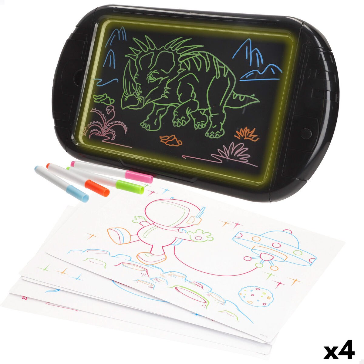 Drawing Set (4 Units) (12 Pieces)